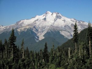 Glacier Peak in the Cascade Mountains of Washington State